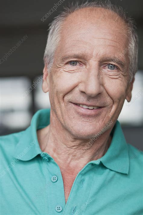 Old Man Smiling At Viewer Stock Image F Science Photo Library