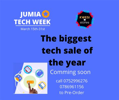 Jumia Tech Week 2021 Enjoy Big Discounts During The Sale Kwesi Stores