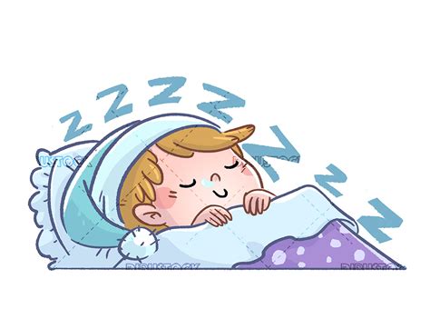 Boy Sleeping And Dreaming Illustrations From Dibustock Childrens