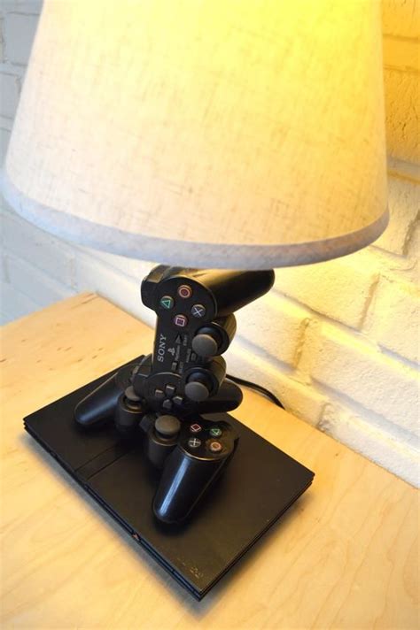Playstation 2 Desk Lamp Console And Controller Sculpture Light With