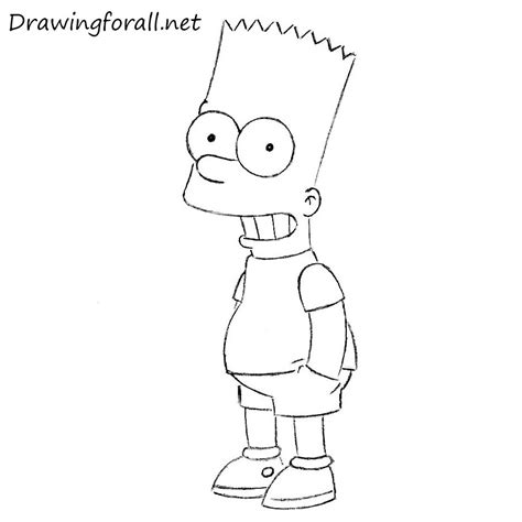 Drawing For All — How To Draw Bart Simpson