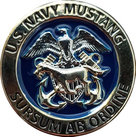 Us Navy Mustang Lapel Pin 1 The Navy Mustang Store