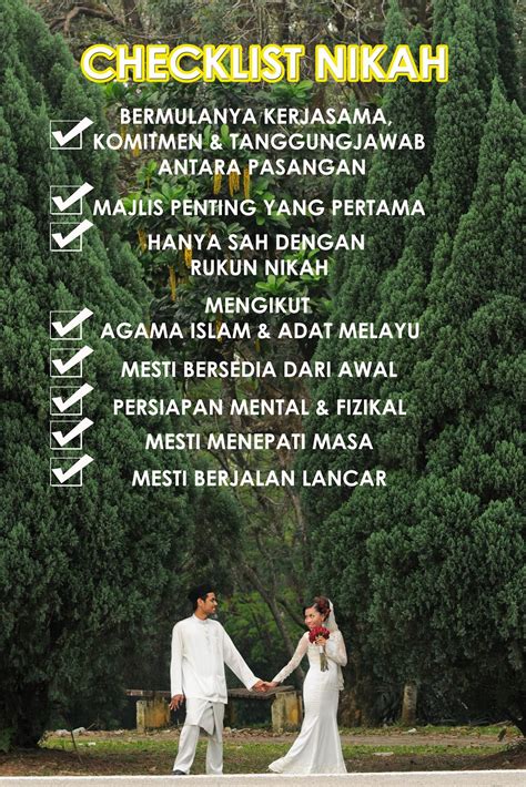 Download free checklist templates for excel. BAJET WEDDING: CHECKLIST NIKAH : PERSIAPAN MAJLIS ...