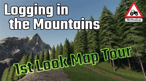 Logging In The Mountains 1st Look Map Tour Farming Simulator 19 Ps4