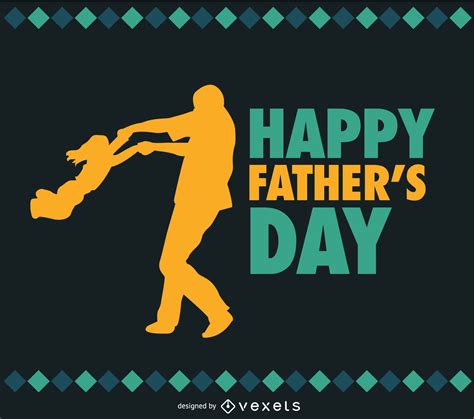 Father And Daughter Fathers Day Vector Vector Download