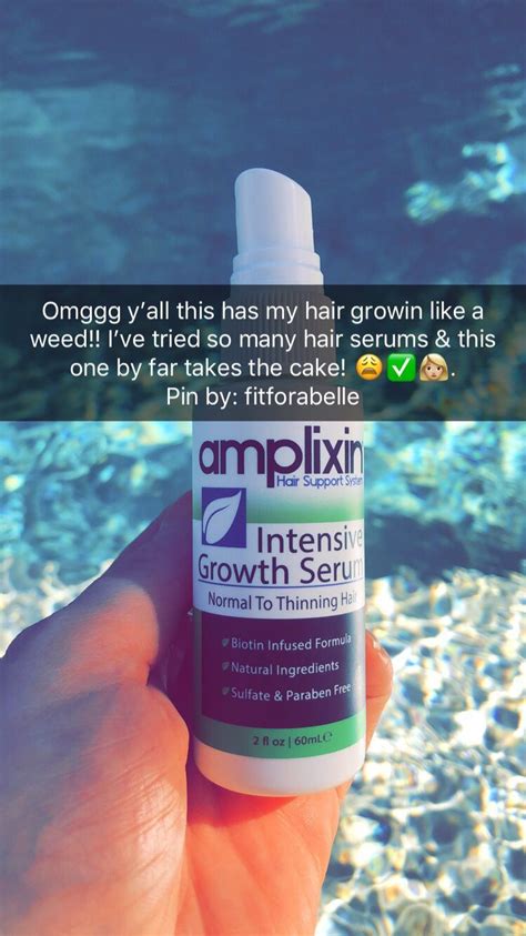 Amplixin Intensive Hair Growth Serum For Thinning And Damaged Hair For