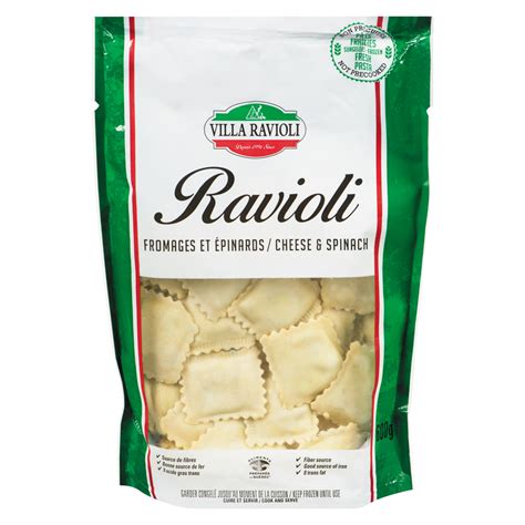 Cheese And Spinach Ravioli