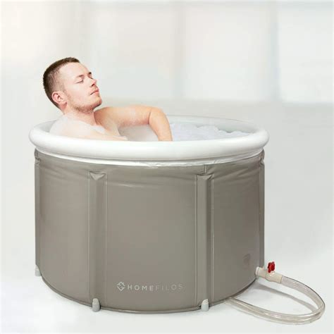 Portable Bathtub Large By Homefilos Ice Bath And Cold Plunge For