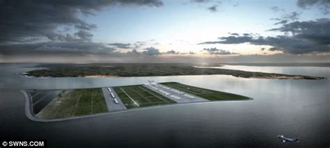 England News Pictured The £39bn New Airport Planned For London In