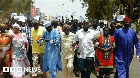 Gambia Must End Brutal Pre Election Crackdown Bbc News