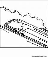 Train Coloring Trains Speed Printable Travel Colouring Bullet Coloringhome Library Clipart Popular Books Categories Similar sketch template