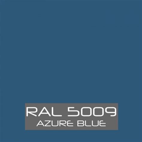 Ral 5009 Azure Blue Tinned Paint Buzzweld Coatings
