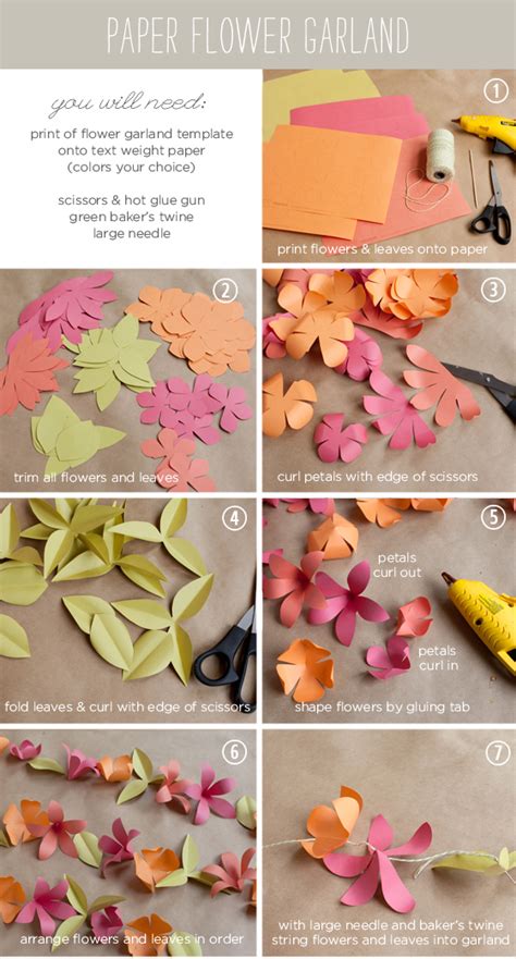 Diy Paper Flower Garland Pictures Photos And Images For