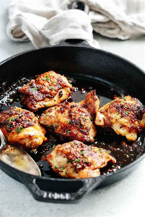 Maybe you would like to learn more about one of these? Baked and Keto Garlic Butter Chicken Thighs are easy to ...
