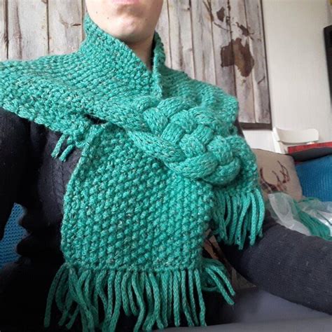 Misty Mornings Celtic Knot Cowl Knitting Pattern By Tessa D