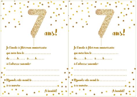 Vos invités pourront confirmer, en ligne, leur présence à l'anniversaire de votre enfant. Carte D'invitation D'anniversaire 7 Ans à Jeux À Imprimer 8 Ans - PrimaNYC.com