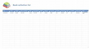Book Collection List Template In Excel (Download.xlsx)