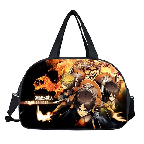 Colette's tote bags carefully designed. Aliexpress.com : Buy Anime Attack on Titan Men Travel Bags ...