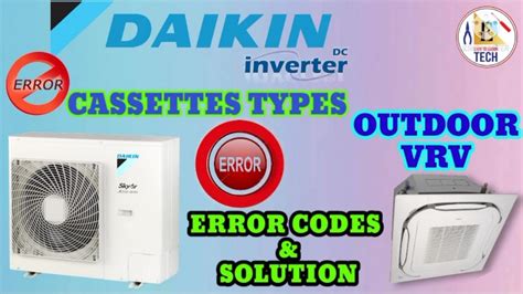 Daikin Inverter Ac Error Codes Inverter Ac Error Split Ac Error