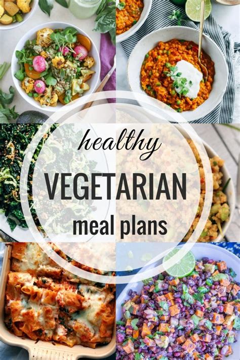 Healthy Vegetarian Meal Plan 03252018 The Roasted Root