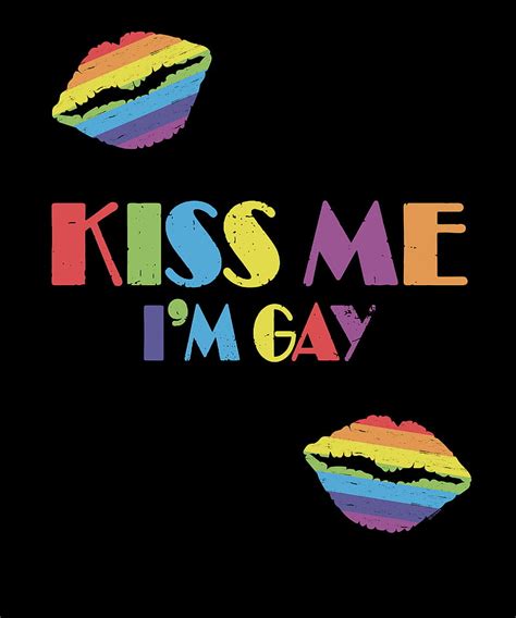 Kiss Me Im Gay Lips Lipstick Pride Icreate Hd Phone Wallpaper