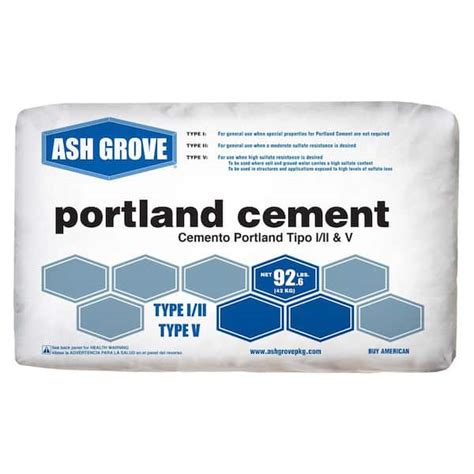 Ash Grove 926 Lb Portland Type Iiiv Cement Concrete Mix 10092agv