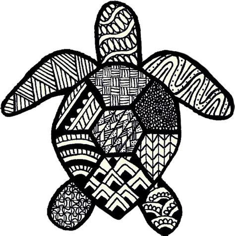 Turtle Zentangle Design Zentangle Designs Zentangle Turtle