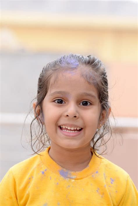 A Cute Little Girl Smiling Free Image By Amit Dabas On