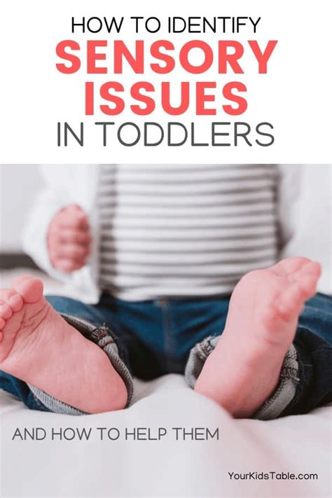 How To Identify Sensory Issues In Toddlers Your Kids Table