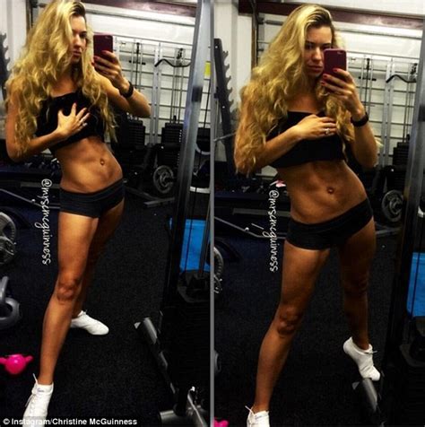 Paddy Mcguinness Model Wife Christine Flaunts Her Gym Honed Curves