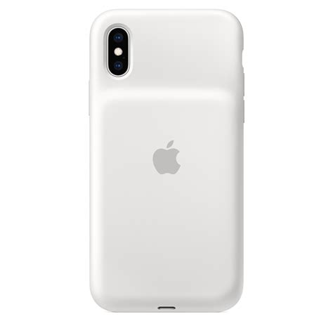 Iphone Xs Smart Battery Case — White Apple Au