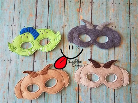 three billy goats gruff masks etsy