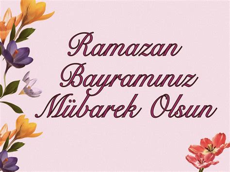 Bayram Mesajlar Resimli K Sa Anlaml Yeni Ramazan Bayram Kutlama