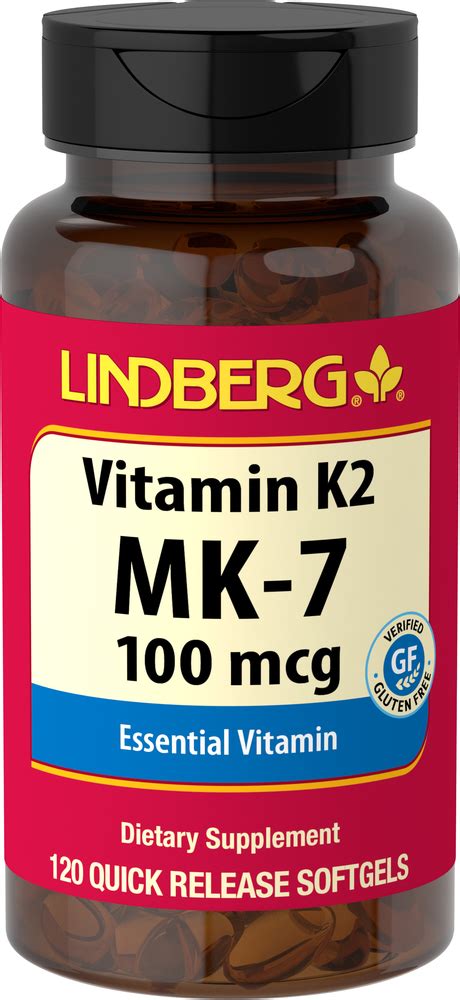 Check spelling or type a new query. Vitamin K2 MK-7, 100 mcg, 120 Softgels | PipingRock Health ...