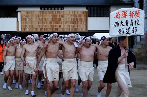 Saidaiji Eyo Near Naked Crowds Hunt For Lucky Sticks At Japan Festival BBC News