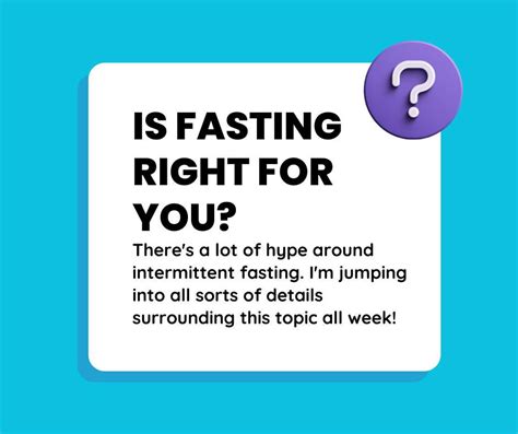 Is Intermittent Fasting Right For You