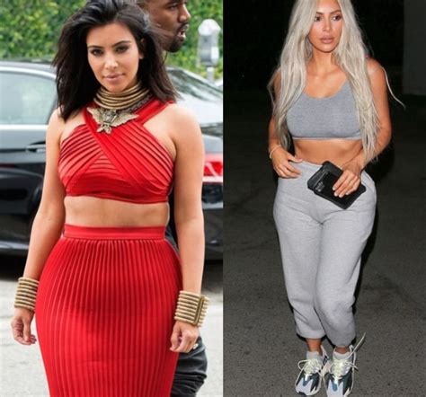 Albums Pictures Kim Kardashian Weight Loss Side By Side Sharp