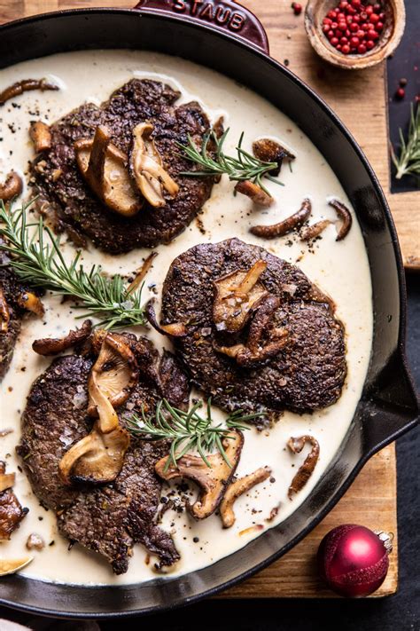 Beef tenderloin could be the best steak of your life: Rosemary Beef Tenderloin with Wild Mushroom Cream Sauce ...