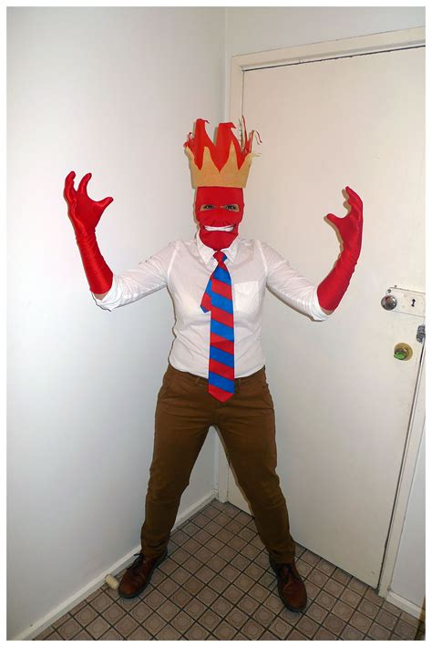 Inside Out Anger Costume Theme Me Costume Fancy Dress Theme Inspiration
