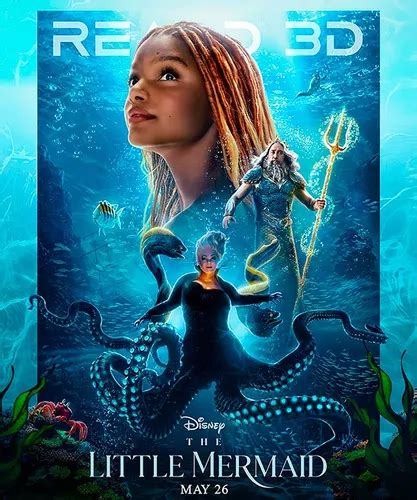 Poster De La Sirenita De Disney 2023
