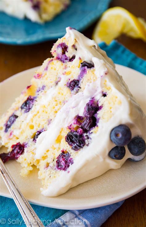 Lemon Blueberry Layer Cakecountryliving Lemon Desserts Decadent