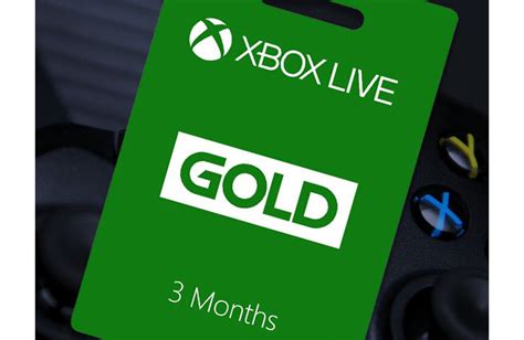 Three Month Subscription To Xbox Live Gold Just 10