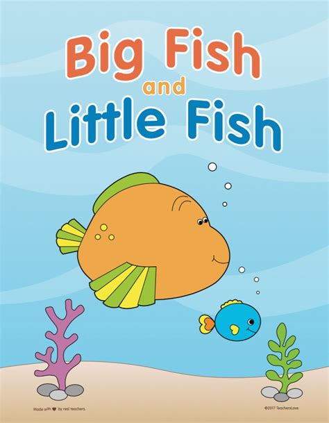 Big Fish And Little Fish Teacherslove