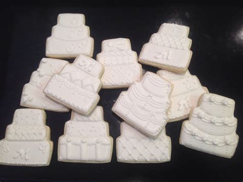 Wedding Cakes Decorated Sugar Cookies By I Am The Cookie Lady Sugar