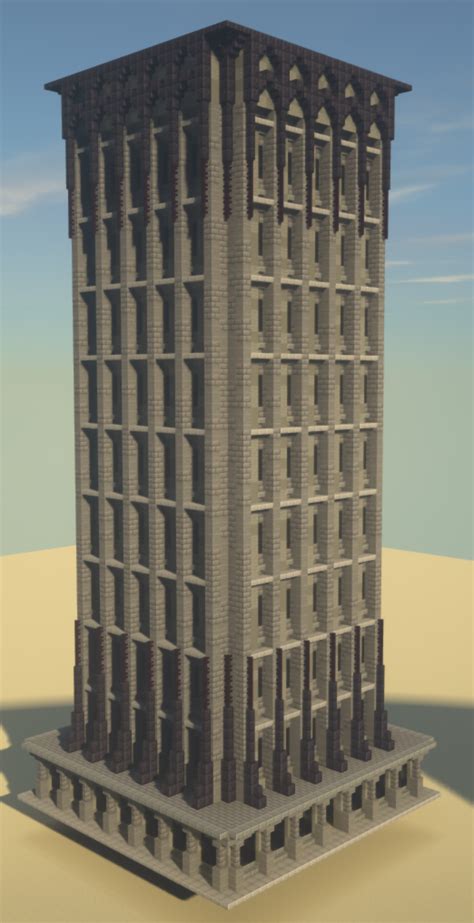 I Made Another New York Ish Style Skyscraper Rminecraft