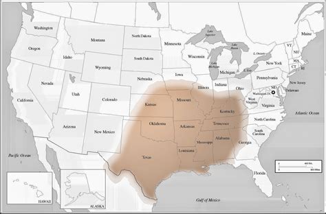 The Spider Guide Brown Recluse Range Map