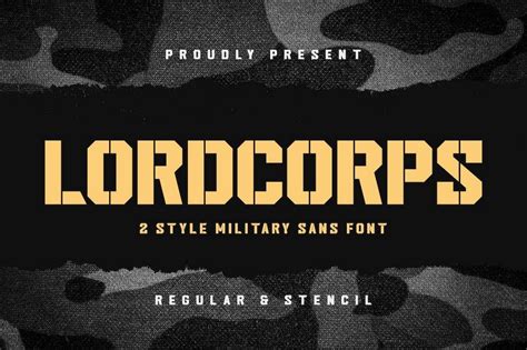 20 Best Military And Army Fonts Stencil Style Web Design Hawks