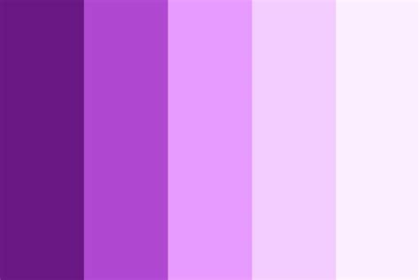 Purple Light Color Palette Purple Color Chart Purple Color Palettes