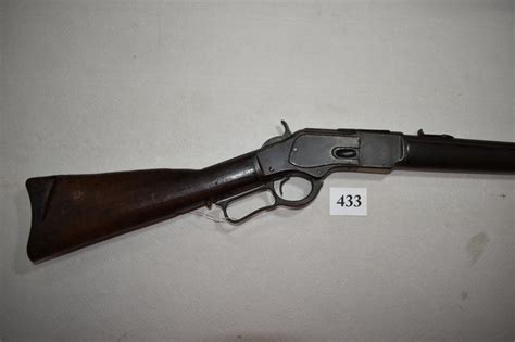 Sold Price Winchester Model 1873 44 Wcf Lever Action Rifle February