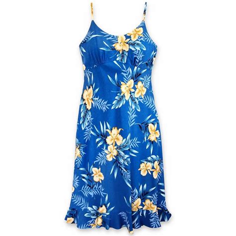 Midnight Blue Kamalii Hawaiian Dress Hawaiian Outfit Different Dress